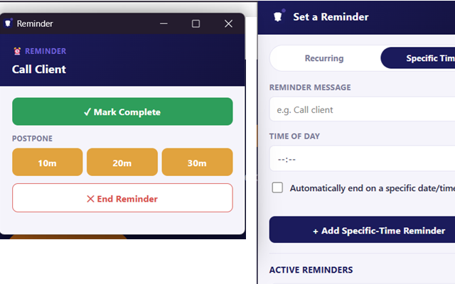 Privacy-First Chrome Reminder Extension by Ownyu